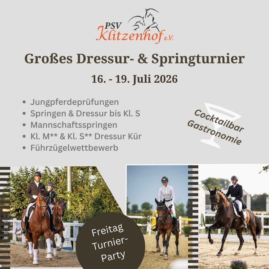 Dressur- und Springturnier PSV Klitzenhof e.V. Kaarst
